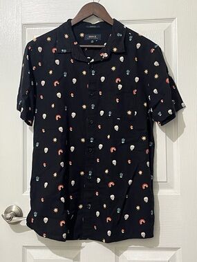 Roark - Skull, Sun, Rainbow SS Button Down